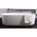 Ванна отдельностоящая Solid surface 1680*800*530mm, каменная с сифоном, 12-40-036
