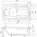 Ванна прямоугольная акриловая  Besco PMD Piramida Bona 190x80