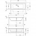 Ванна прямоугольная Duravit D-Code 180x80, без ножек, 700101000000000