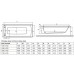 Ванна  прямоугольная Excellent Aquaria 160*70, WAEX.AQU16WH