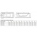 Ванна  прямоугольная Excellent Ava 150*70, WAEX.AVA15WH
