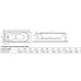 Ванна  прямоугольная Excellent Clesis Lux 170*75, WAEX.CLL17WH