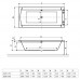 Ванна  прямоугольная Excellent Crown II 170*75, WAEX.CRO17WH