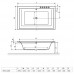 Ванна  прямоугольная Excellent Crown LUX 190*120, WAEX.CRO19WH