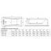 Ванна  прямоугольная Excellent Palace 160*75,WAEX.PAL16WH