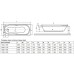 Ванна  прямоугольная Excellent Sekwana 140*70, WAEX.SEK14WH