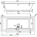 Ванна прямоугольная Vagnerplast CAVALLO 190(VPBA190CAV2X-01)
