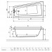 Ванна RADAWAY Evia 150х80 с ножками, WA1-44-150х080 L/P