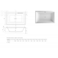 Ванна RADAWAY Itea Lux 190x120 с ножками, WA1-29-190x120U