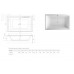 Ванна RADAWAY Itea Lux 190x120 с ножками, WA1-29-190x120U