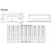 Ванна RADAWAY Mirella 160x70 с ножками, WA1-48-160x070