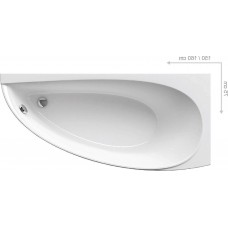 Ванна Ravak AVOCADO 150 X 75 асимметричная правая