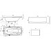 Ванна Ravak XXL 190 x 95 N  прямоугольная