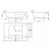 Ванна Rock Design Классика XXL прямоугольная 190 х 120