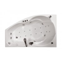 Ванна Triton Бриз правая 1500х950х670 асимметричная (ванна+каркас+лицевой экран+слив-перелив)