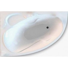 Ванна Triton Кайли правая 1500х1000х630 асимметричная (ванна+каркас+лицевой экран+слив-перелив)