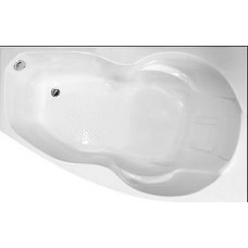Ванна Triton Лайма Левая 1600х950х670 асимметричная (ванна+каркас+лицевой экран+слив-перелив)