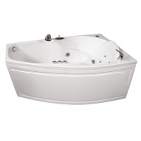 Ванна Triton Лайма Левая 1600х950х670 асимметричная (ванна+каркас+лицевой экран+слив-перелив)