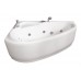 Ванна Triton Пеарл-Шелл правая 1600х1040х605 асимметричная (ванна+каркас+лицевой экран+слив-перелив)