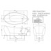Ванна VILLEROY&BOCH AVEO 190*95см отдельно стоящая (без швов + слив перелив) BQ194AVE9W1V-01