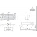 Ванна VILLEROY&BOCH CETUS DUO 180*80 с ножками BQ180CEU2V-01