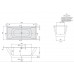 Ванна VILLEROY&BOCH LA BELLE 180*80см отдельно стоящая+панель (цвет белый) BQ180LAB2PDV-01
