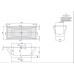 Ванна VILLEROY&BOCH LA BELLE 180*80см отдельно стоящая+панель (цвет белый) BQ180LAB2PDV-96