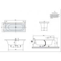 Ванна VILLEROY&BOCH LOOP & FRIENDS 170*75см BA170LF02V-01