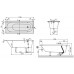 Ванна VILLEROY&BOCH OBERON 170*75 см + ножки UBQ170OBE2V-01