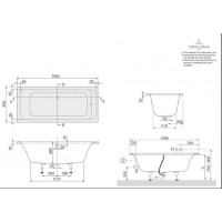 Ванна VILLEROY&BOCH OMNIA ARCHITECTURE  170*80см UBA178ARA2V-01