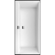 Ванна VILLEROY&BOCH SQUARO EDGE 12  160*75см (ножки+ комплект слив/перелив) BQ160SQE2DV-01