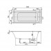 Ванна VILLEROY&BOCH  TARGA STYLE UBA 170FRA2V-01  170/75 см