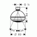 Верхний душ Hansgrohe Crometta 85 28423000