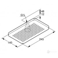 Верхний душ KLUDI A-QA 4940205-00