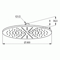 Верхний душ KLUDI A-QA  6433005-00