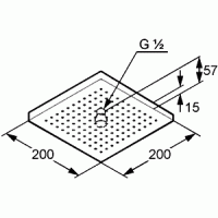 Верхний душ KLUDI A-QA  6653005-00