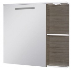 Зеркальный шкаф Ювента София Новая СнШНЗ-85 G-B Серо-коричневый