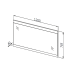 Зеркало Aquaform DECORA 120 0409-542813 фиолетовый